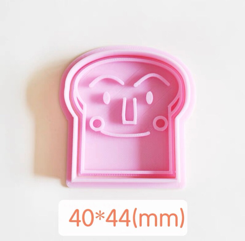 Cartoon Anpanman cookie cutter with stamp, biscuit mold, playdoh cutter, cake decoration mold 14