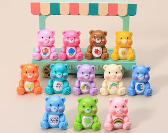 Cute 12pcs bear Resin charm set,DIY craft supply
