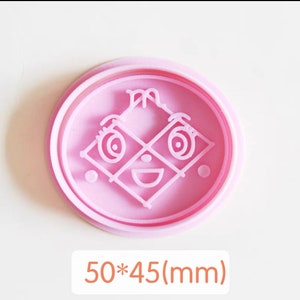 Cartoon Anpanman cookie cutter with stamp, biscuit mold, playdoh cutter, cake decoration mold 8