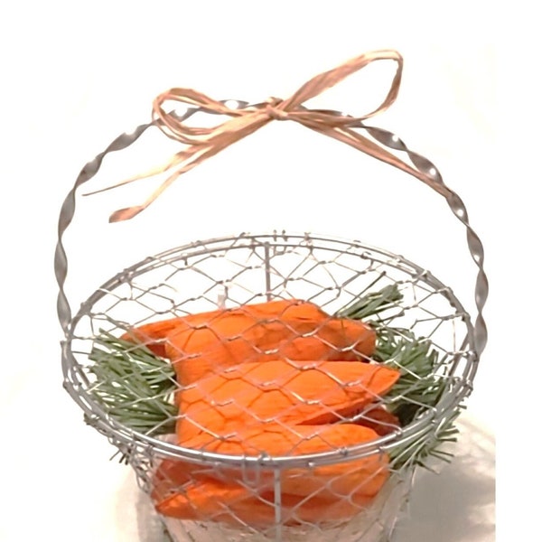 Basket With Carrots Decoration