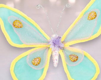 Teal Butterfly Ornament