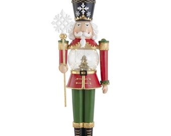 19.5" Soldier w/Snowflake Staff & LED Belly