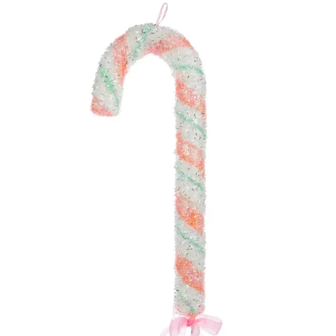 Pastel Candy Cane Pick Etsy