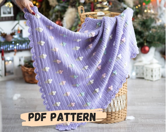 Ice cream blanket crochet pattern hot sale