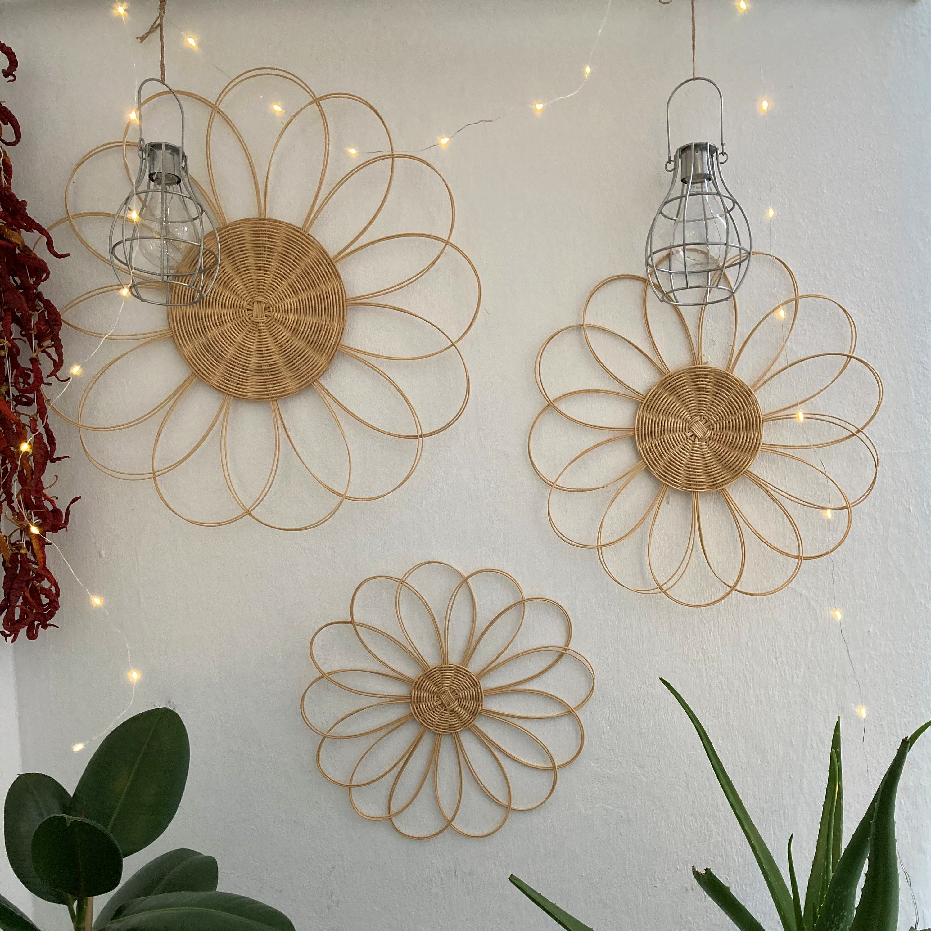 Colorful Boho Daisy Wall Decals - Removable Floral Stickers For Bedroom, Living Room & Nursery