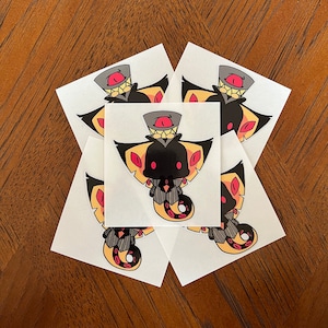 Hazbin Hotel Sir Pentious waterproof sticker