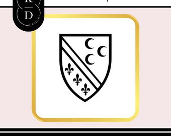 Sandzak Coat of Arms SVG & DXF | Sandzacki Grb | Cut File | National Sign Symbol Graphic Vector CAD Data File Digital Download