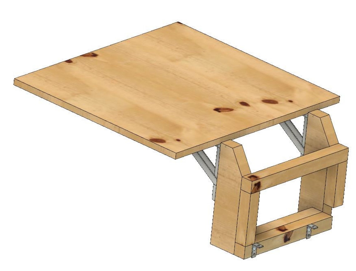 Build Plans Dewalt DWE7491 Table Saw Folding Outfeed Table Etsy