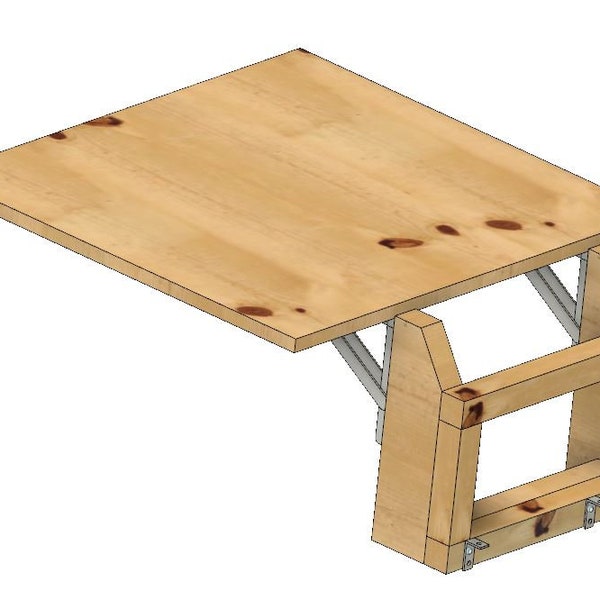 Build Plans: DeWalt DWE7491 Table Saw Folding Outfeed Table