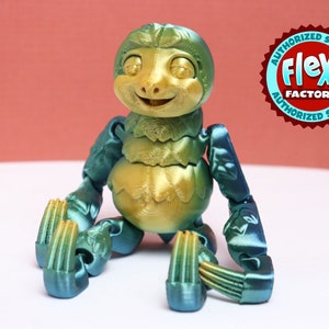 3D Printed Articulated Sloth | Color Changing colors Available! | - Multiple Colors and Sizes!