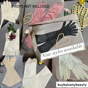 Vintage Leder Handschuhe: Antikes Mode Accessoires