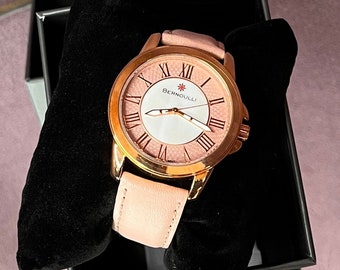 Ladies Watch Bernoulli Faun II Crystal Bezel Stocking Stuffer Gifts for Her Womens Timepiece Womens Pink Watch Womens Jewelry Etsy
