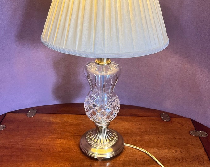 Authentic Waterford Crystal Thistle Brass Versailles Table Etsy