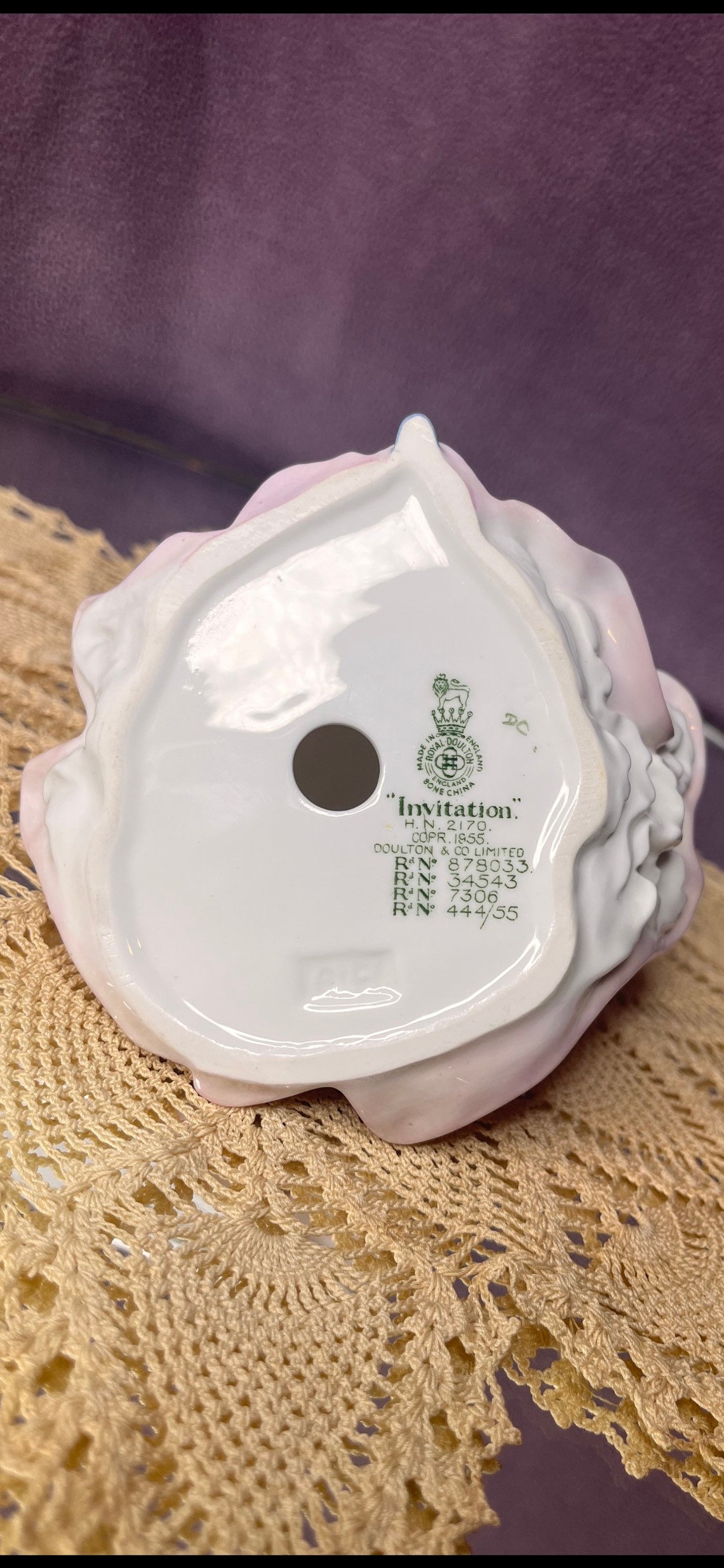 Royal Doulton Invitation Collectible Porcelain Figurine Etsy