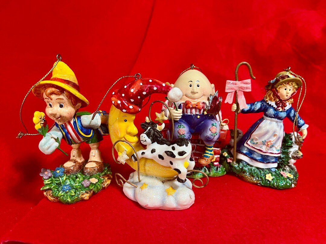 Classic Nursery Rhymes Christmas Ornaments, Nostalgic Nursery