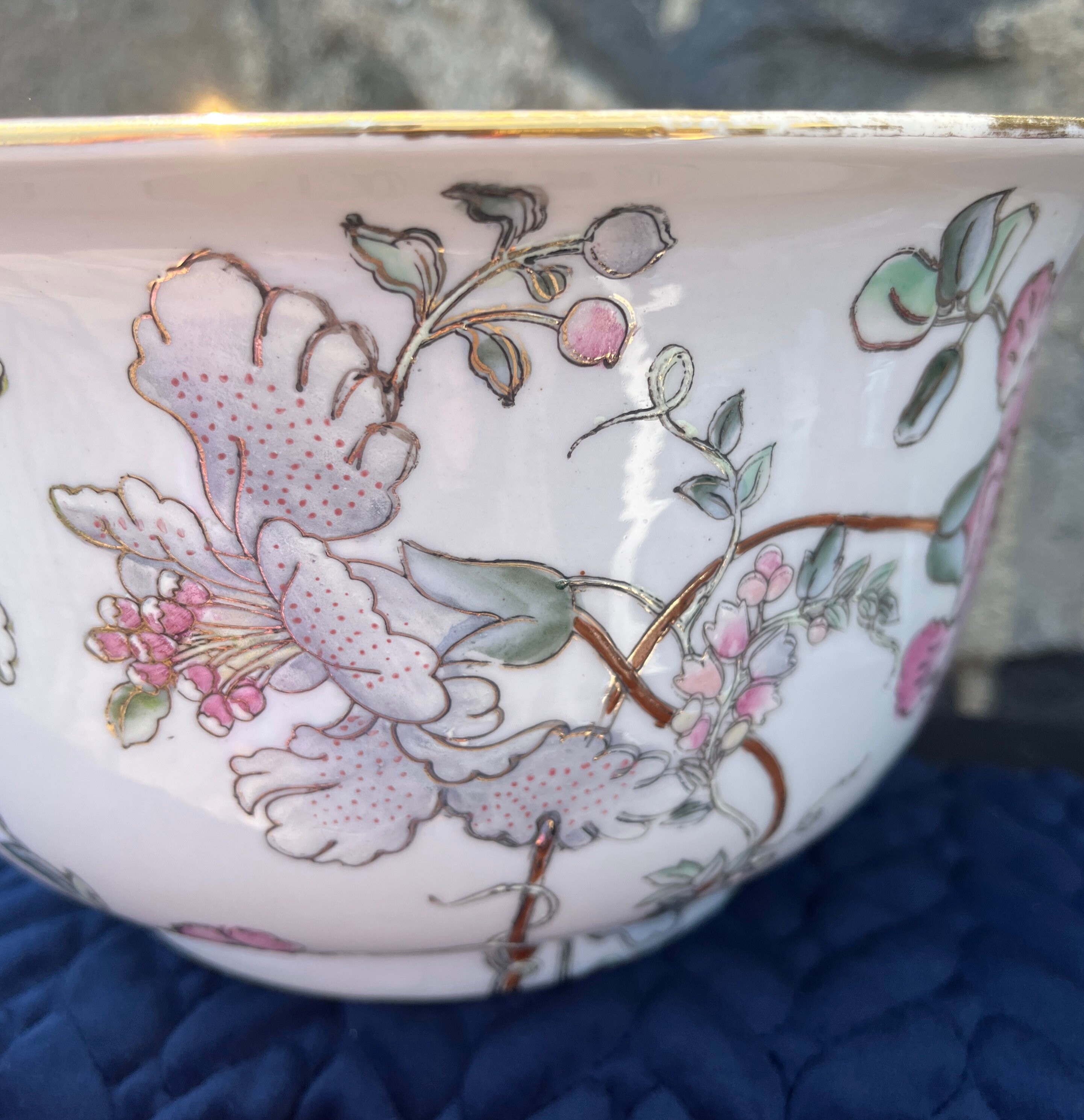 Andrea by Sadek Floral Art Bowl, Andrea by Sadek Oriental