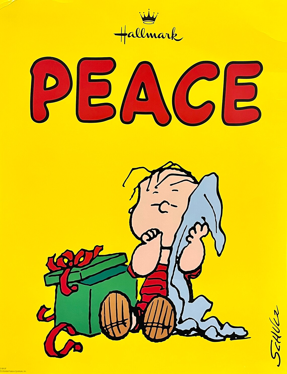 Peanuts Gang Large Christmas Posters Peanuts Hallmark Cards - Etsy