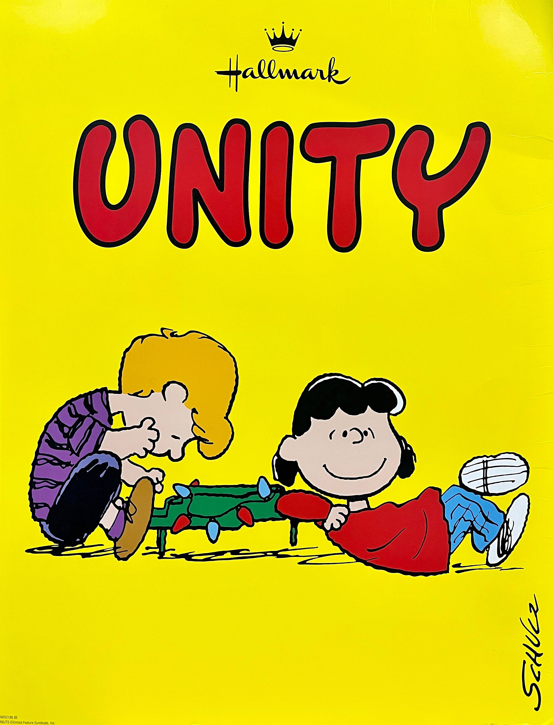 Peanuts Gang Large Christmas Posters Peanuts Hallmark Cards - Etsy