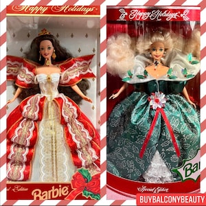NEUE Barbie Weihnachtsedition Happy Holidays Hallmark Keepsake, Barbie Puppe Urlaub Limitierte Serie, Vintage Spielzeug, Barbie Spielzeug