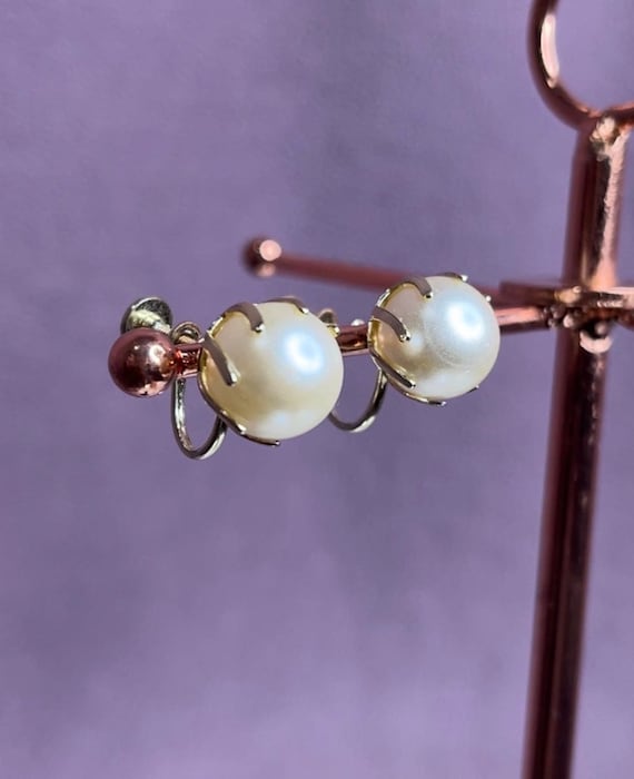 Antique Pearl Earrings, Fairytale Summer Bride, Va