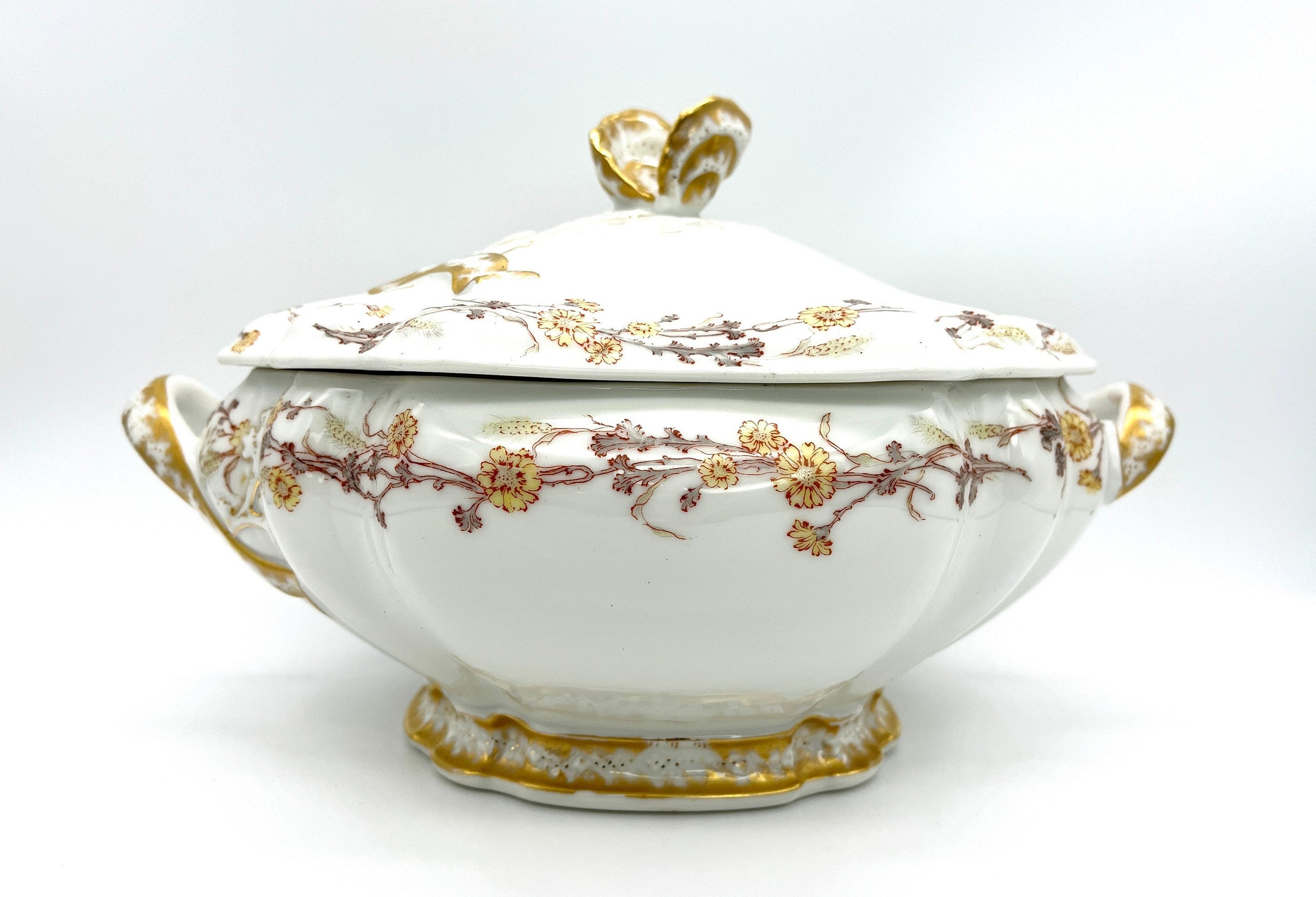 Seafood Tureen Limoges Haviland 1891 Antique Oyster Tureen Etsy