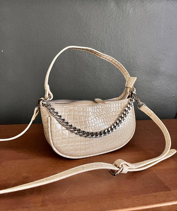 Shoulder Bag Beige Urban Outfitters Faux Snake Pri