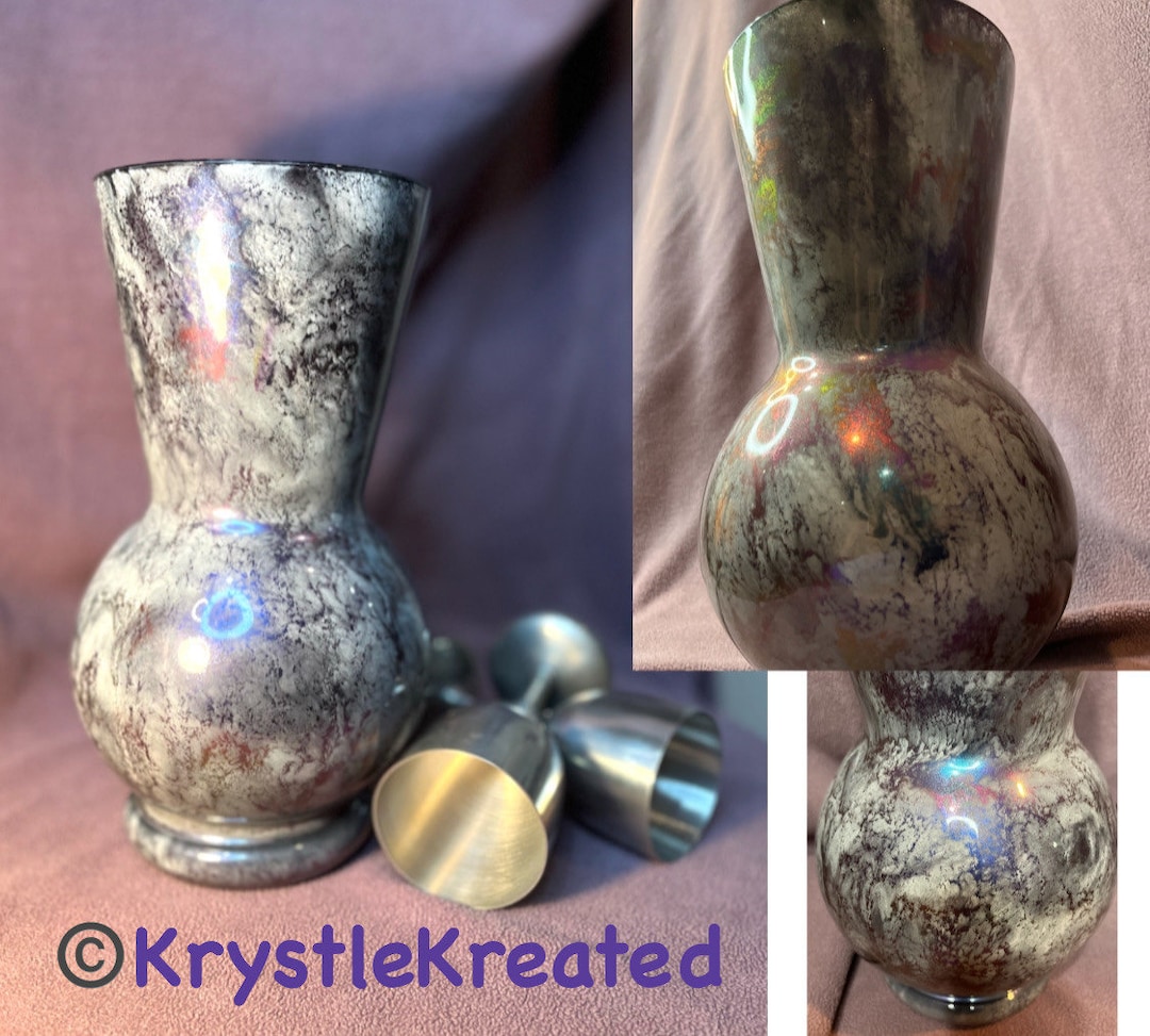 Peacock Vase Made in Poland, Peacock Dance Design by Krystlekreated ...