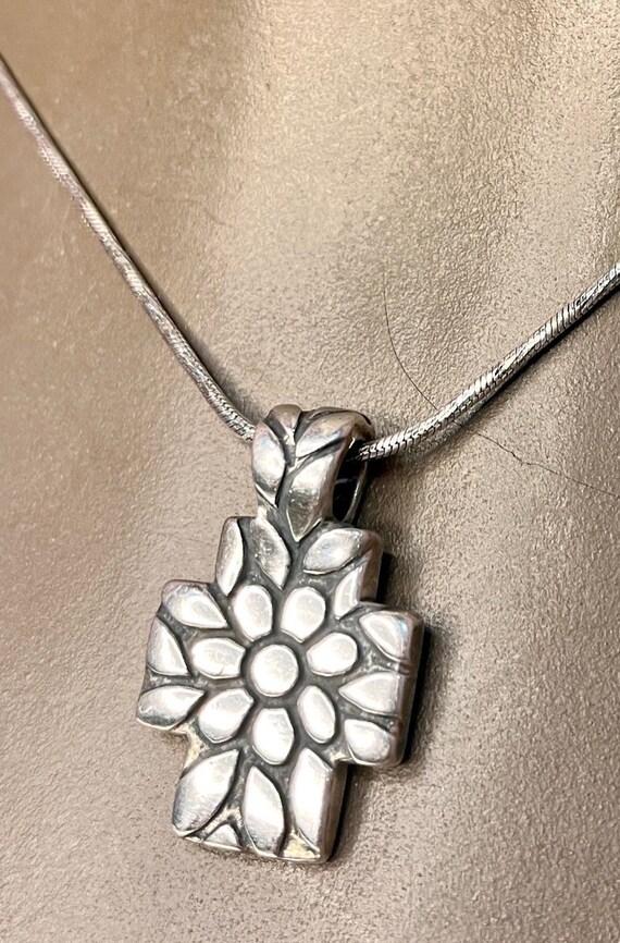 Vintage James Avery Cross Silver Necklace Cross Silv Gem Vintage james avery cross silver necklace cross silv gem