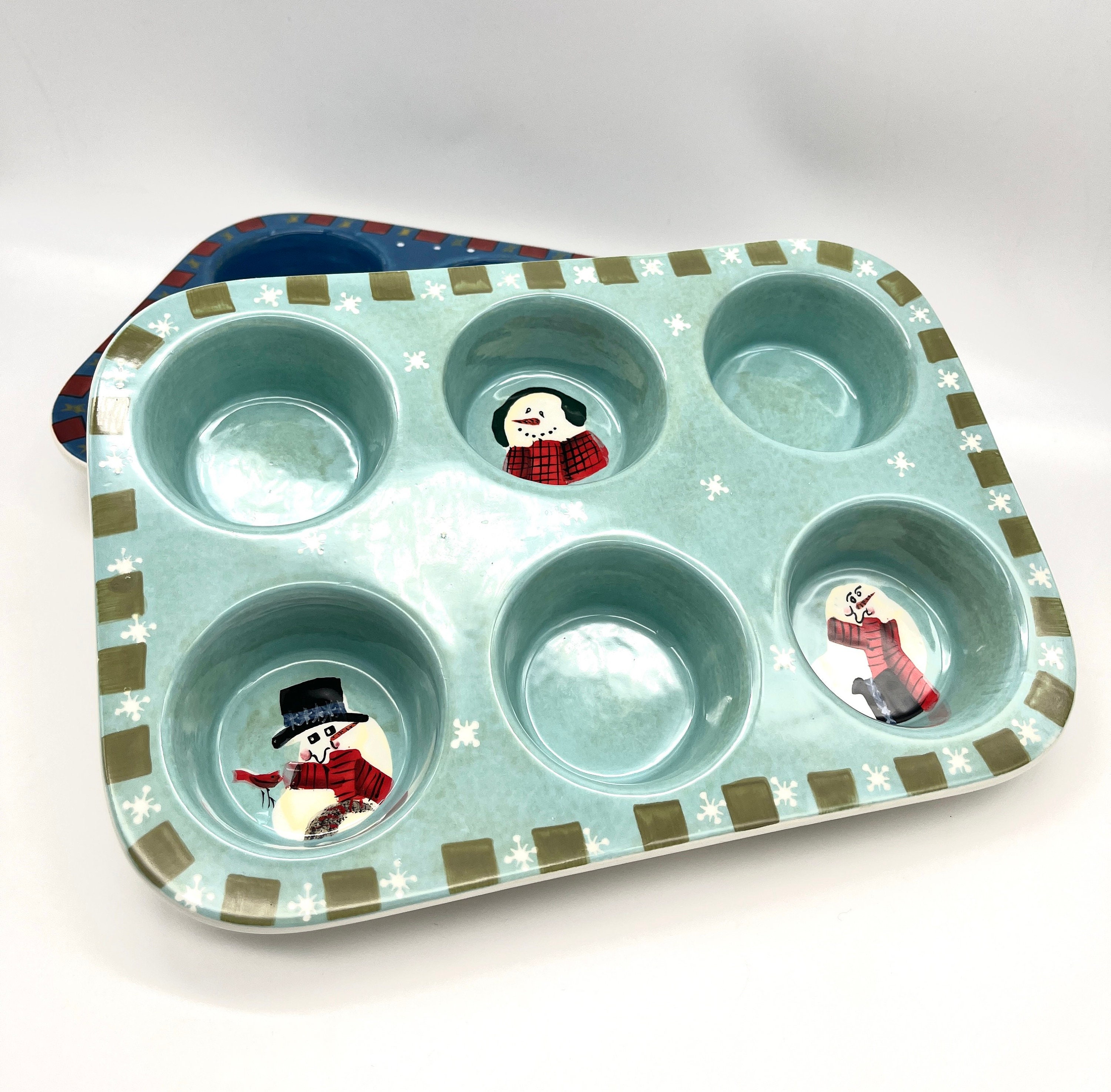 Nantucket Lot De 2 Mini Moules à Pain/beurre En Céramique - Thème Noël