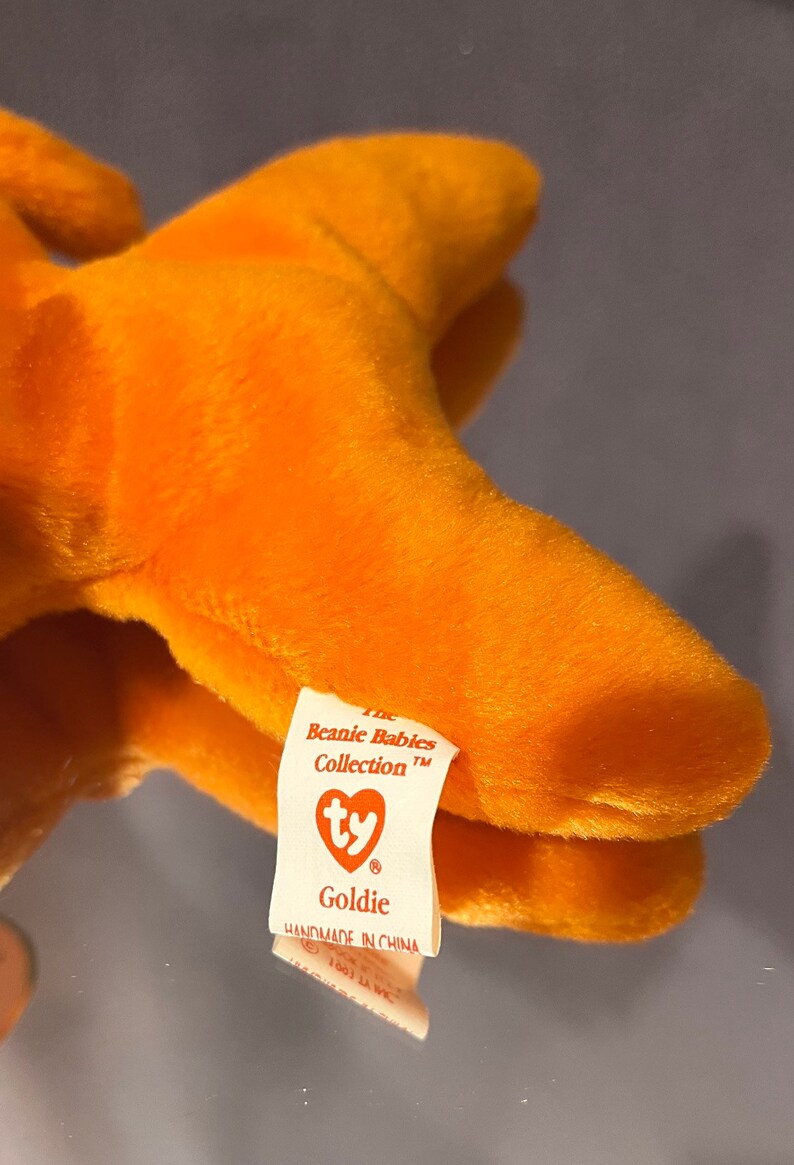 Ty Beanie Baby Goldie the Goldfish MWMTMQ 4/3 Collectible Etsy