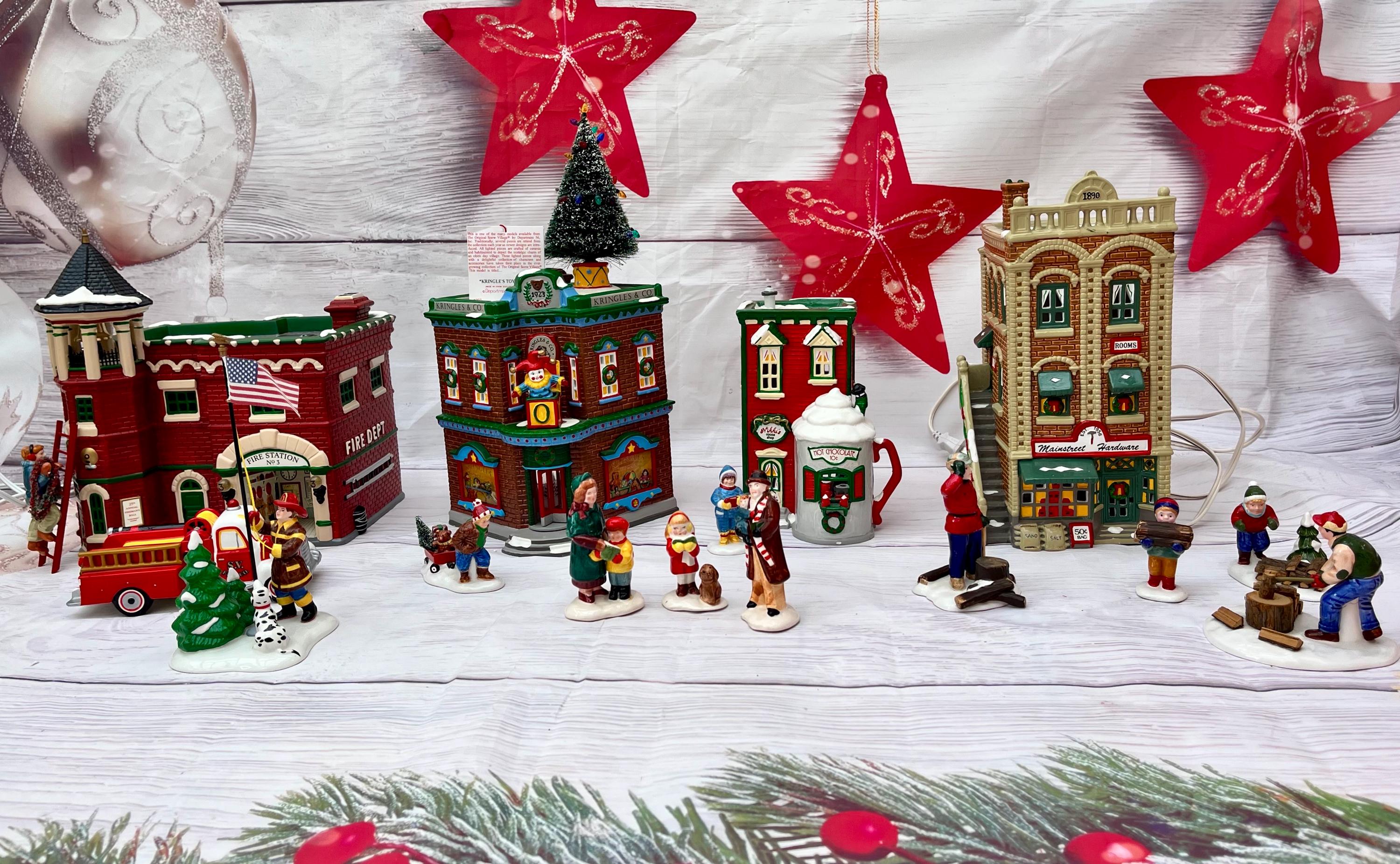 Dept 56 Christmas Village Firehouse - Etsy