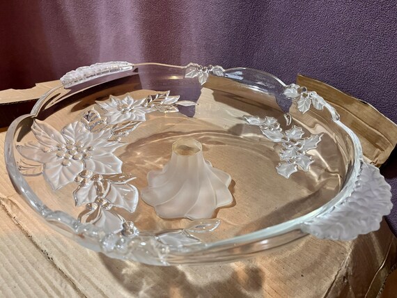 Vintage Mikasa Kristall Weihnachtsstern Fu Servierplatte - Weihnachten  Urlaub Dekor - Etsy.de