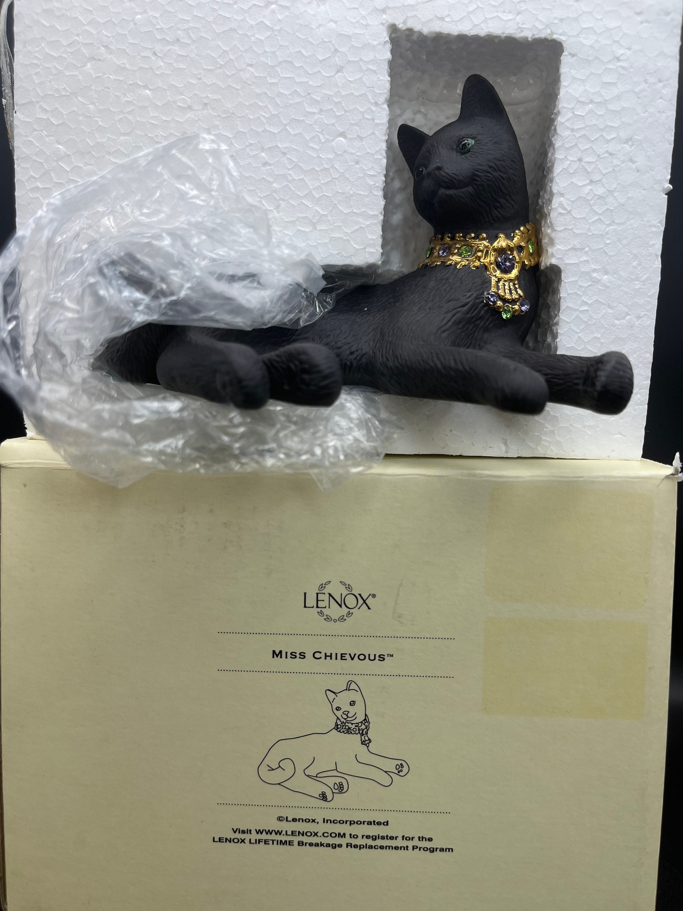 Lenox Cats Porcelain Figurines: Collectible Cat Trinket Boxes - Etsy