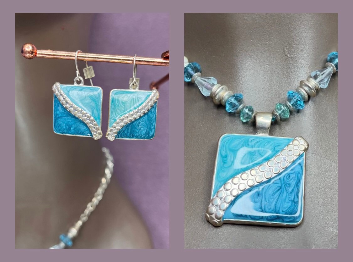 Collier Et Boucles D'oreilles Assorties Kenneth Cole - Ensemble Bijoux Neuf Avec étiquettes