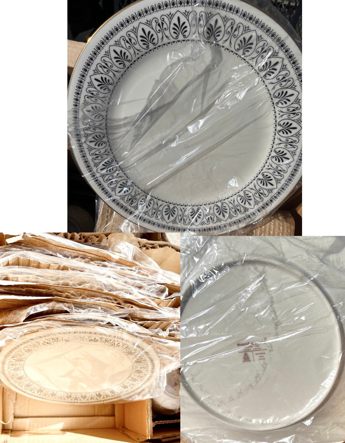 NEW Royal Castle Fine Ivory China Set Olympia Pattern 57 Pc Etsy