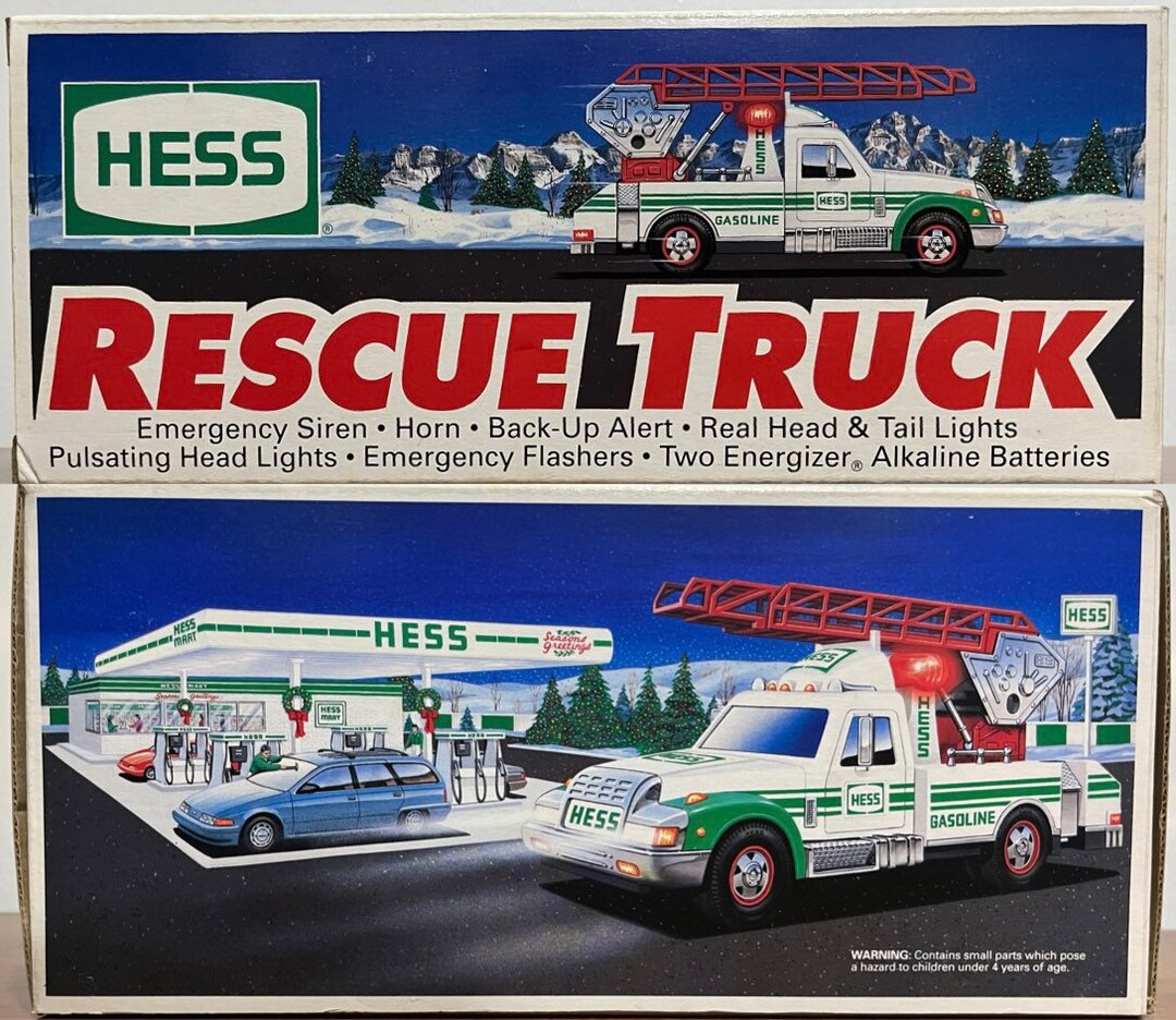 1994 Hess Rescue Truck: Vintage Collectible Toy (NIB)