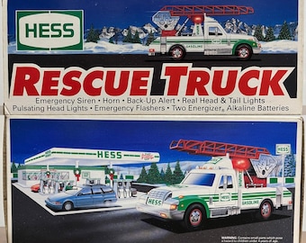 1994 Hess Rescue Truck: Vintage Collectible Toy (NIB)