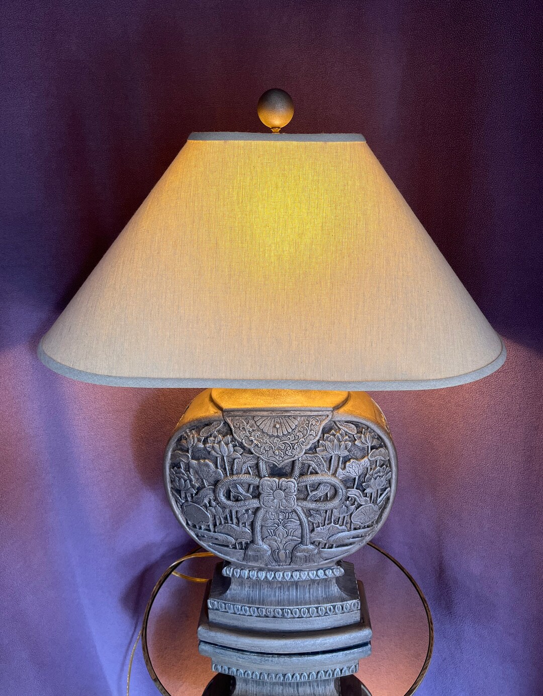 Lamp African Botanical Motif ©pacific Coast Lighting, Large Tabletop