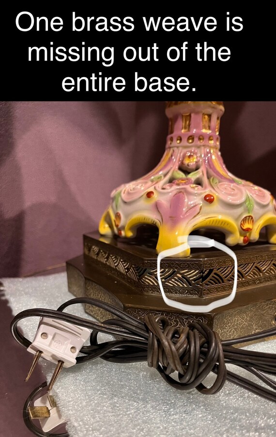 Antique Capodimonte Porcelain Urn Lamp: Italian Collectible Decor
