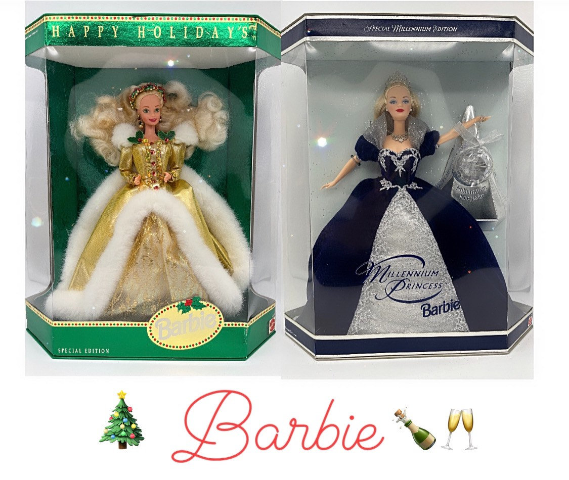 Holiday barbie 1999 sale