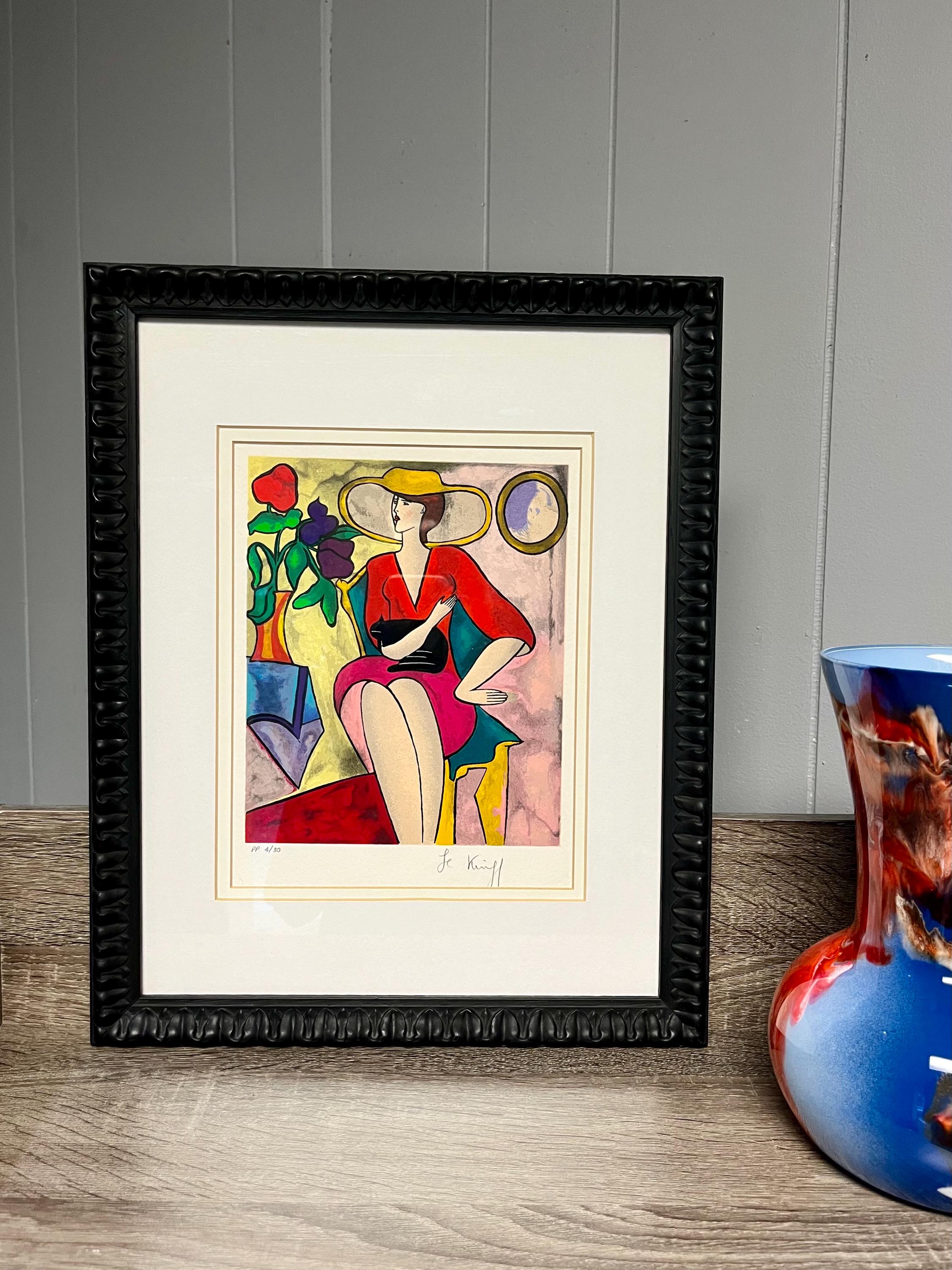 Linda Le Kinff リンダ・ル・キンフ リトグラフ 2枚セット 額装済 Linda Le Kinff - Artworks for Sale & More | Artsy