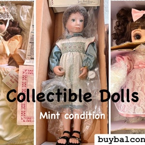 Porcelain Doll, Vintage Good Krüger Vinyl Callie Doll, Collector Doll, Heirloom Doll, Lady Anne Christina Doll, Adora Belle Collectible Doll