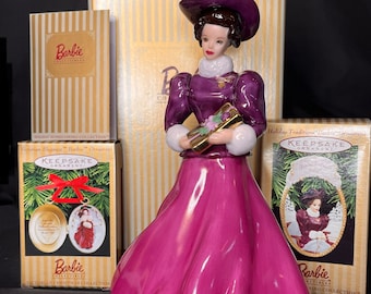 ヴィンテージホリデーバービー人形：クリスマスエディション ホール