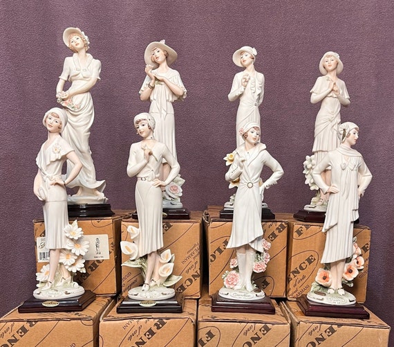 Flower Ladies by Giuseppe Armani Armani Porcelain Figurines - Etsy Hong Kong