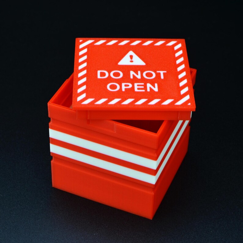 DO NOT OPEN Box — for Pranks, Gifts, and Games - Etsy
