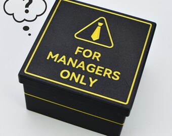 Alleen voor managers: Office Prank Box voor plezier en mysterie!