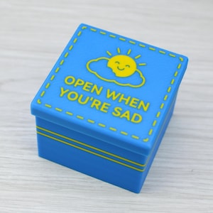Offen, wenn du traurig bist - DIY Geschenk für Freund oder Geliebte, Aufmunterungspaket, Idee zur Unterstützung der psychischen Gesundheit