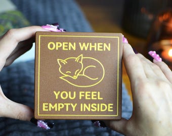 Openen als je je leeg voelt in de doos: 3D-geprint cadeau voor geestelijke gezondheid