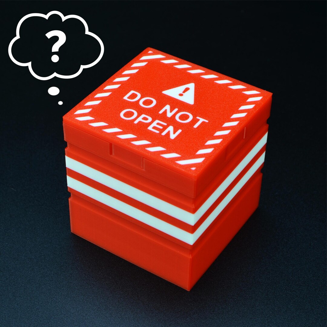 DO NOT OPEN Box — for Pranks, Gifts, and Games - Etsy
