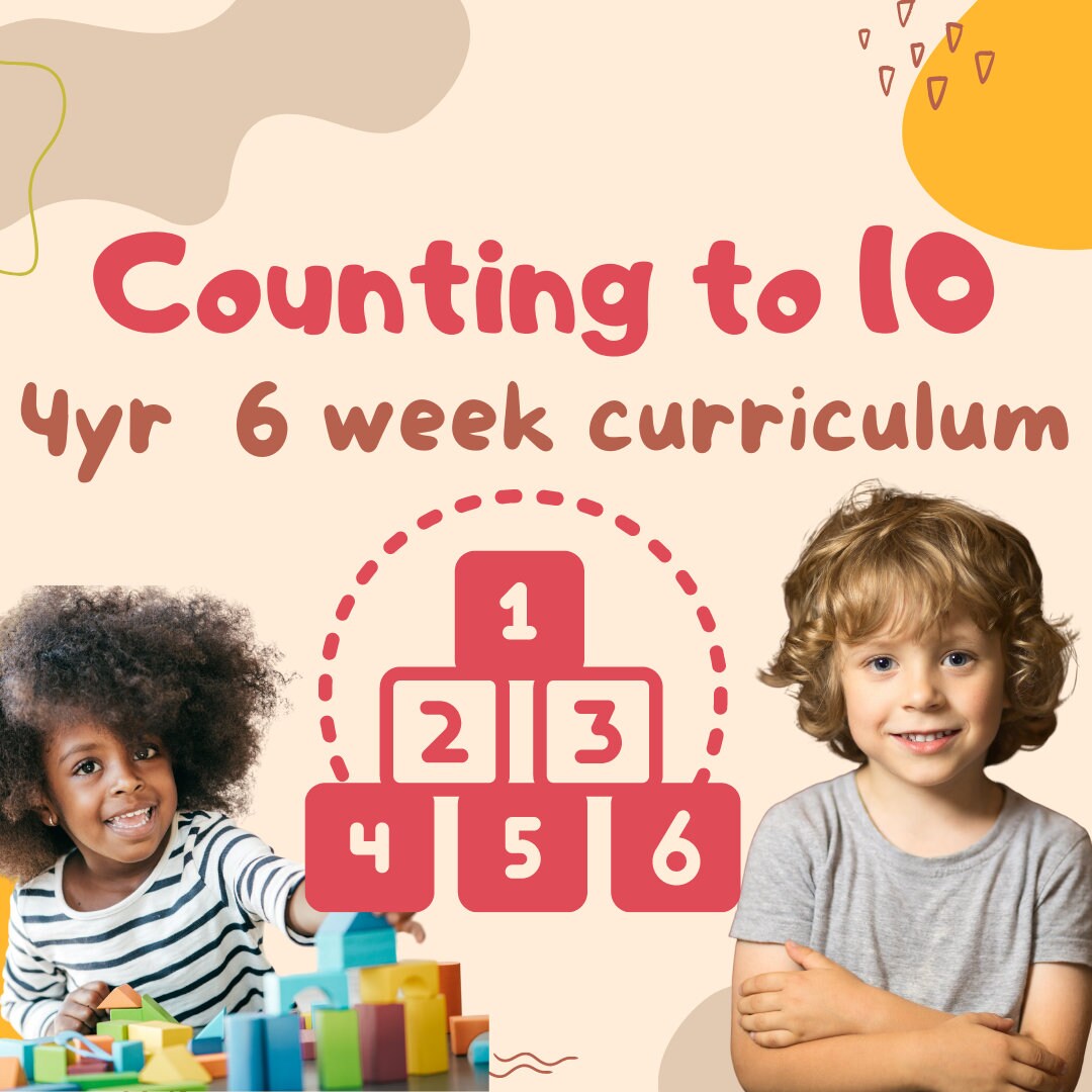 4 Year Old Learning to Count to 10 Curriculum Toddler,prek Counting